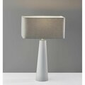 Estallar White Metal Table Lamp, 16 x 8 x 25.5 in. ES3100216